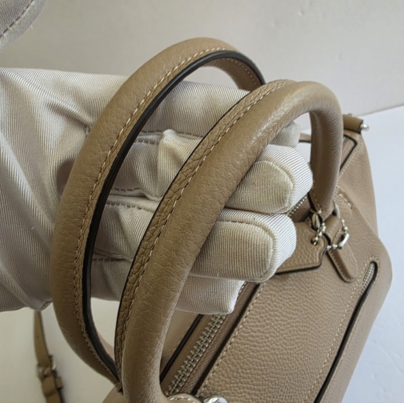 Coach Elise Pebble Leather Satchel - Picture 10 of 16